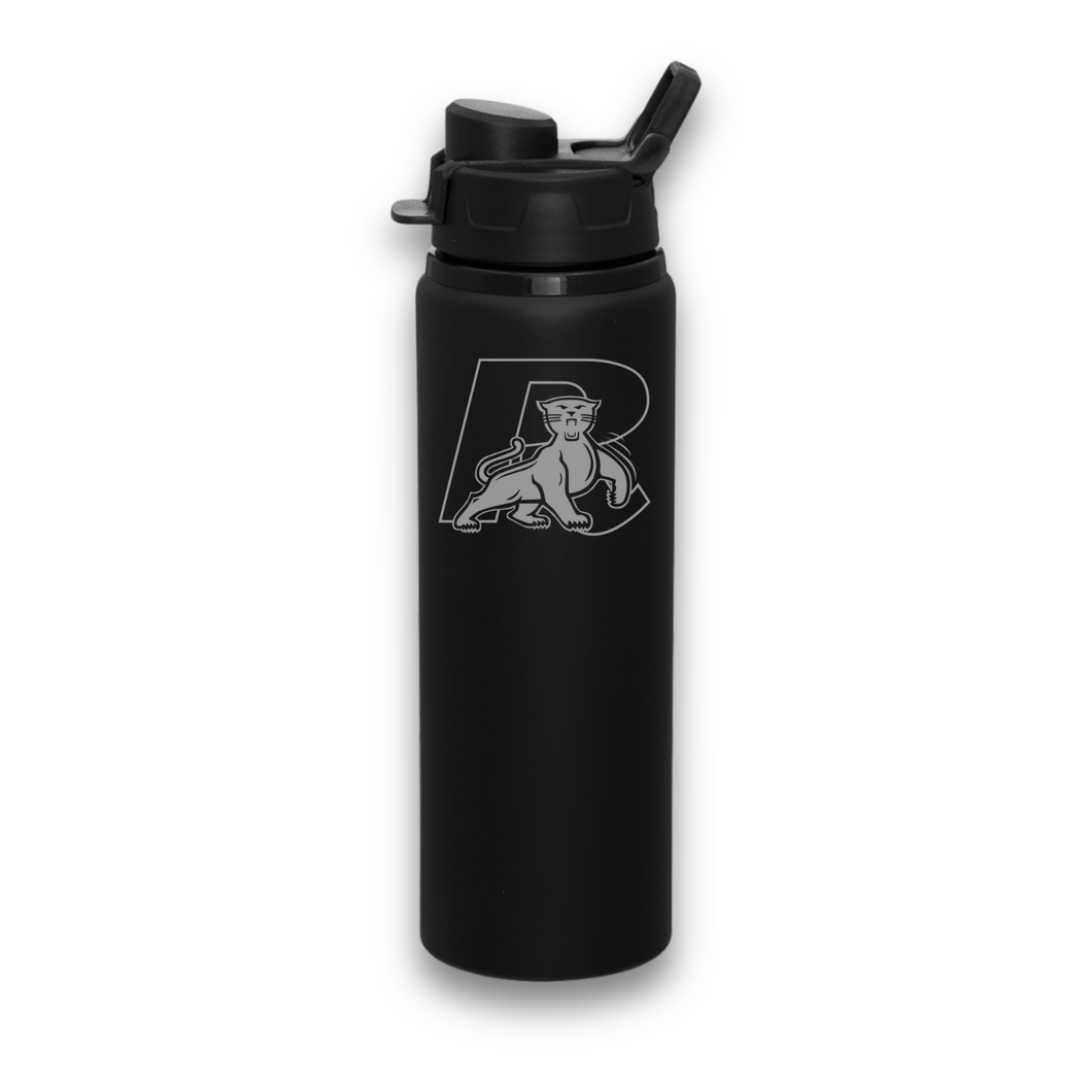 BULK: Reedsville HS Black Stainless Steel Thermos