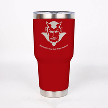 Load image into Gallery viewer, SHIP TO HOME: Spring Valley Hall HS Logo Tumbler - RED
