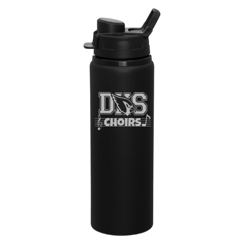 BULK: Davison HS Choir Black Stainless Steel Thermos