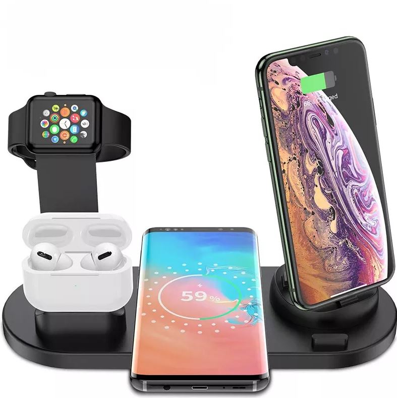 6 in 1 Wireless and Wired Induction Charging Stand
