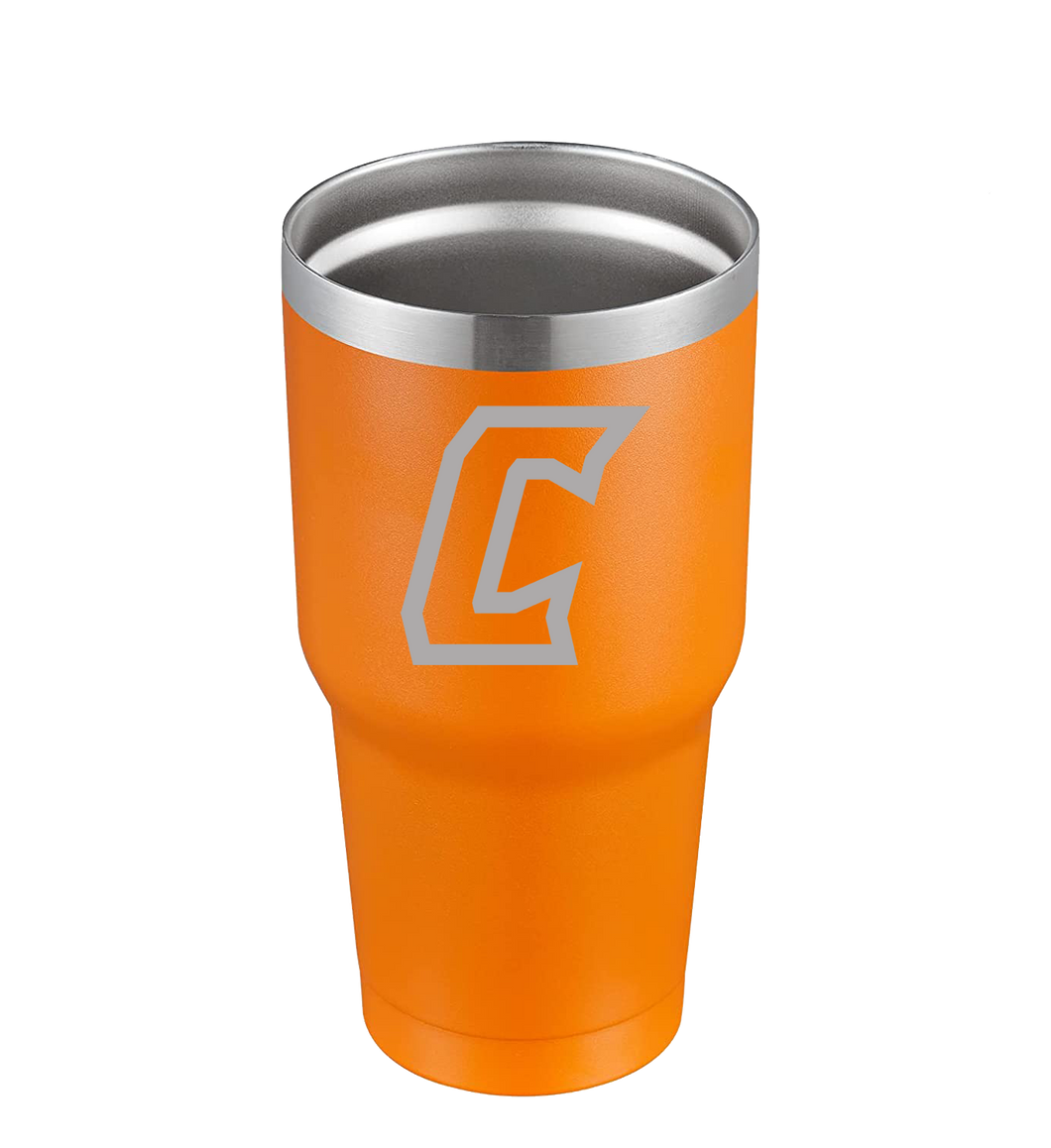 Commerce Orange Stainless Steel Tumbler - SHIP TO HOME