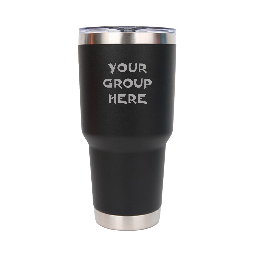 Black Stainless Steel Tumbler - SHIP TO HOME